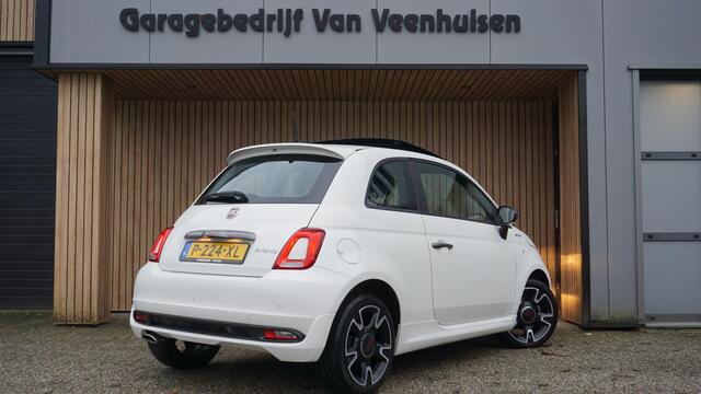 Fiat 500 1.0 70pk 3Drs Hybrid Sport Schuif/kantel Panoramadak Sportstoelen 16inch LM Virtual *NL auto* 40842km!