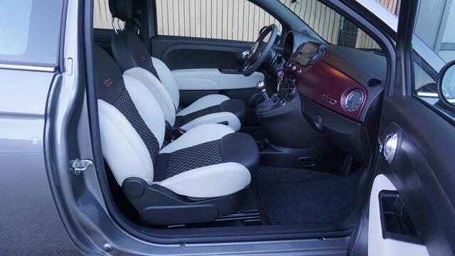 Fiat 500 1.0 70pk Hybrid Star Pano.Dak Virtual Cruise Control Sportstoelen H-Leder 33348km *NL auto*