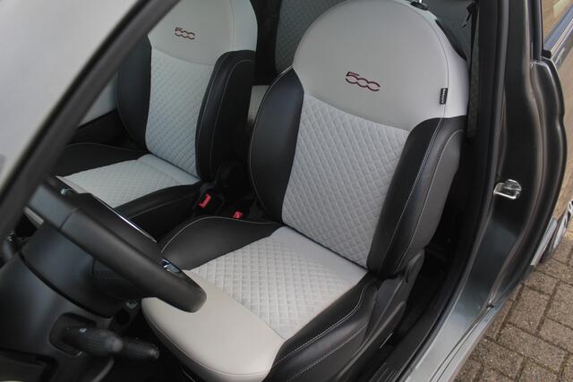 Fiat 500 1.0 Hybrid Dolcevita Clima-Cruise-Navi-Pano-Half Leder