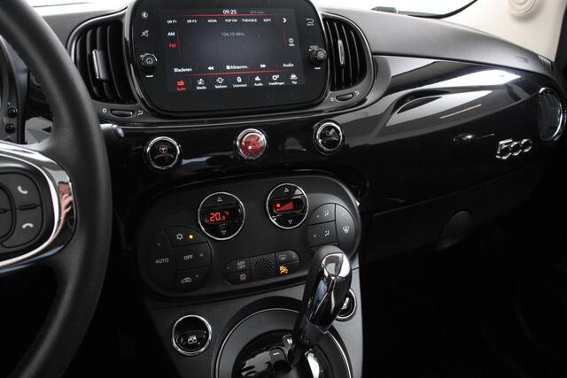 Fiat 500 1.2 Lounge Automaat | Navigatie | Lederen bekleding | Climate Control | Cruise Control | Parkeer Sensoren | Lichtmetalen velgen