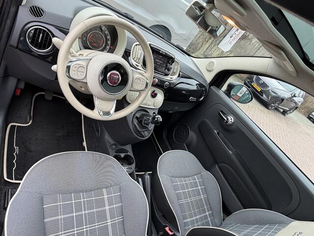 Fiat 500 1.2 Lounge / Pano-dak / Clima / Lmv / Cruise