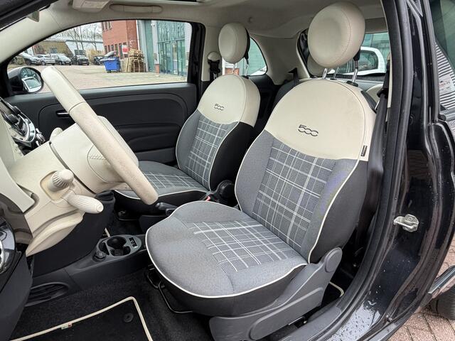 Fiat 500 1.2 Lounge / Pano-dak / Clima / Lmv / Cruise