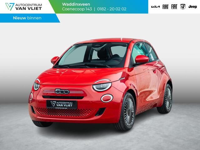 Fiat 500 Hybrid Torino Launch Edition | Private Lease ¤ 379,- | New | Clima | Carplay | PDC | Priv Glass | Rosso Passione