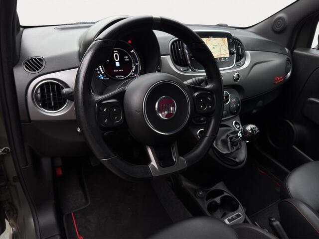 Fiat 500 0.9T 86PK Turbo Sport Apple-Carplay Leer/Alcantara