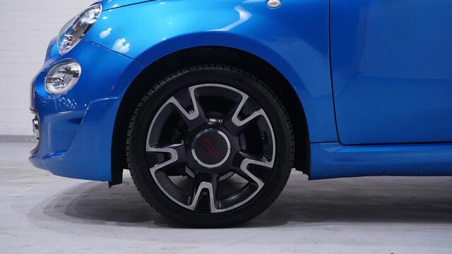 Fiat 500 1.2 Lounge panodak private-glas PDC-A climate-controle DAB Navigatie apple carplay bleutooth telefoon 16"-lmv