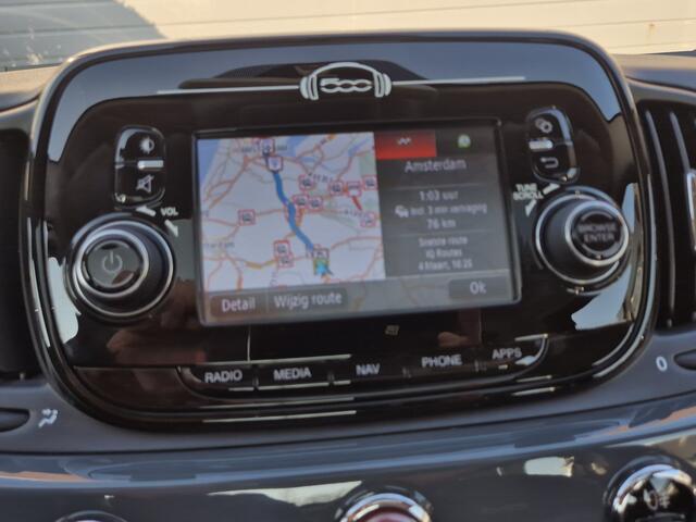 Fiat 500 1.2 Lounge Navigatie / 4 cilinder / Panorama dak
