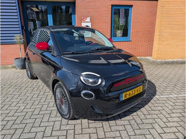 Fiat 500 RED 42 KWH, Stoelverw, Laneassist, Navi, Cruise