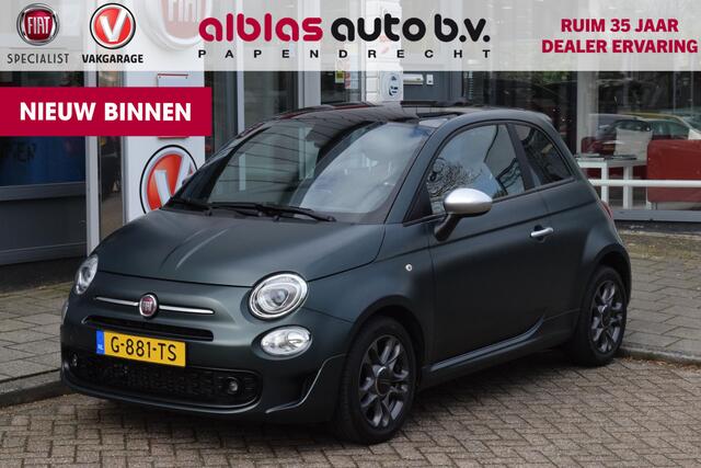 Fiat 500 105pk Rockstar/Sport|Matgroen|Carplay|