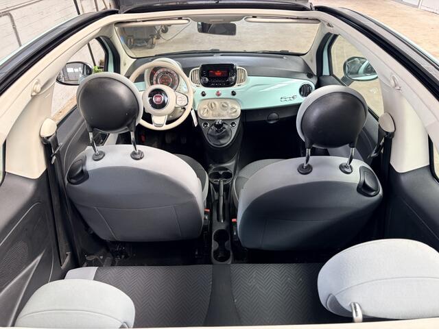 Fiat 500 1.2 Lounge Cabrio VERDE LATTEMENTA