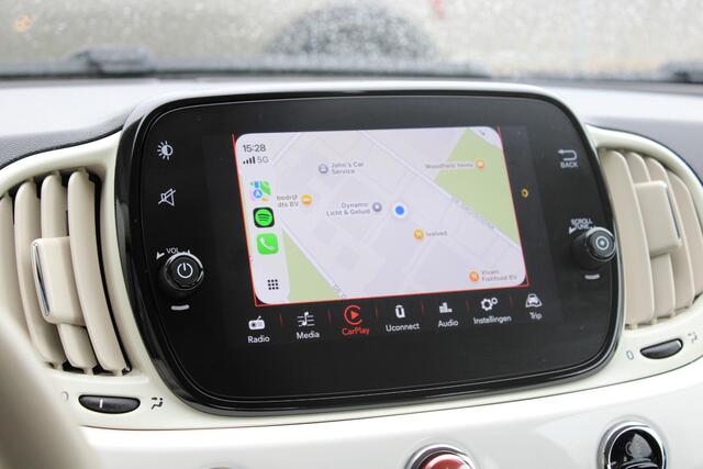 Fiat 500 1.2 Automaat Cruisecontrol | Carplay | Airco | Lichtmetalen Velgen | Superleuke Nette Auto!