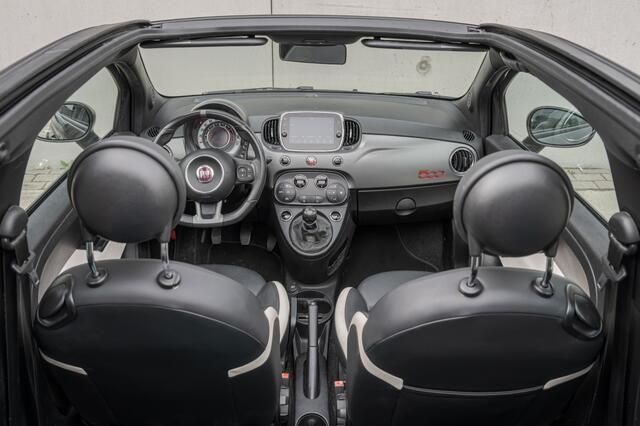Fiat 500 0.9 TwinAir S Cabrio, Facelift, Cruise, Scherm, PDC