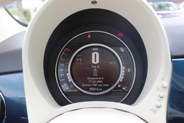 Fiat 500 1.0 Hybrid Cult Panoramadak l Parkeersensoren achter l Apple carplay/ Android auto