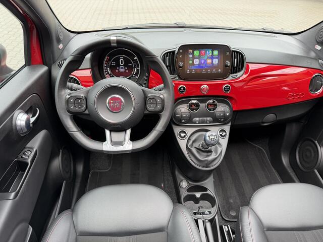 Fiat 500 1.0 Hybrid Sport Pano/ Schuifdak, Carplay, Beats, Garantie