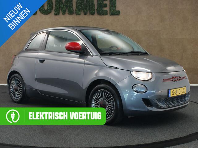 Fiat 500 RED 42 kWh - ORIGINEEL NEDERLANDSE AUTO - 3 FASE LADEN - CLIMATE CONTROL - BLUETOOTH - DAB AUDIO - LICHT METALEN VELGEN - CRUISE CONTROL - PARKEERSENSOREN ACHTER - NAVIGATIE