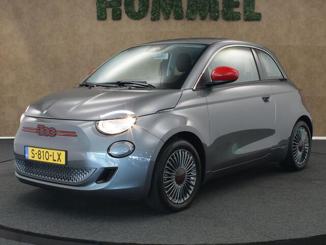 Fiat 500 RED 42 kWh - ORIGINEEL NEDERLANDSE AUTO - 3 FASE LADEN - CLIMATE CONTROL - BLUETOOTH - DAB AUDIO - LICHT METALEN VELGEN - CRUISE CONTROL - PARKEERSENSOREN ACHTER - NAVIGATIE