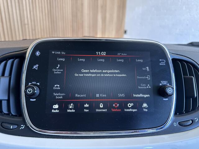 Fiat 500 0.9 TwinAir Turbo Lounge Zonnedak | Parkeersensoren | Navi