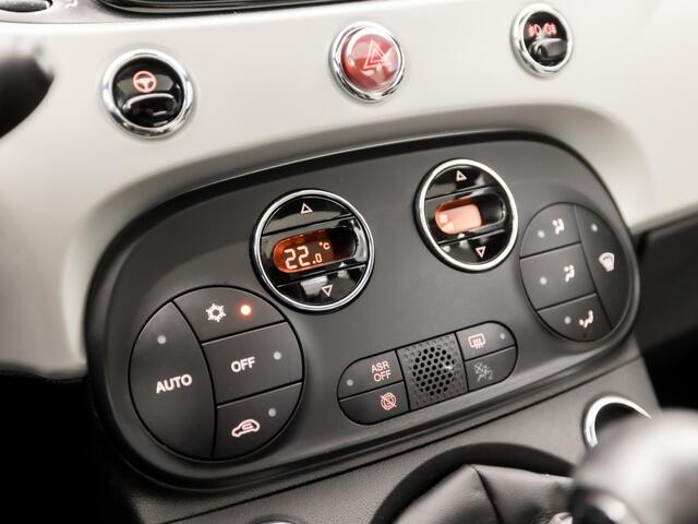 Fiat 500 1.0 Hybrid Launch Sport (PANORAMADAK, VIRTUAL COCKPIT, APPLE CARPLAY, GROOT NAVI, LEDER, CLIMATE, SPORTSTOELEN, ZWART HEMEL, PARKEERSENSOREN, LM VELGEN, NIEUWSTAAT)