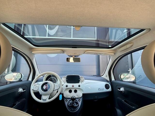 Fiat 500 1.2 Lounge Panorama Dak | Navi | DAB