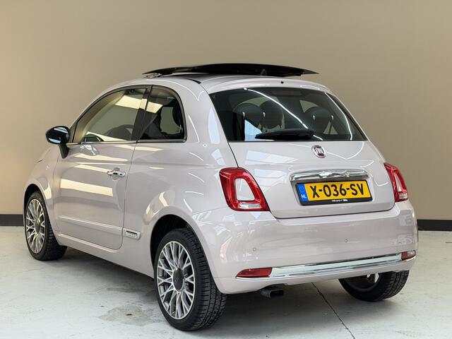 Fiat 500 0.9 TwinAir Turbo Star, 85Pk, 2019, Open panoramadak, Climate control, Parkeersensoren, parelmoer lak, 4 seizoenen banden, Bluetooth audio,