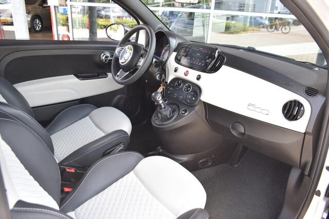 Fiat 500 1.0 Hybrid Dolcevita | Pano/Schuifdak | 15" LM Velgen | Parkeersensoren | Cruise | Apple Carplay & Android auto |