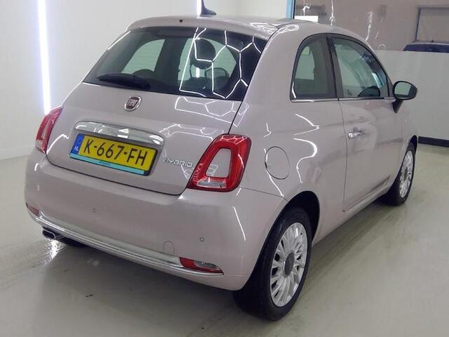 Fiat 500 1.0 Hybrid Star Panoramadak Half Leer Cruise control Parkeersensoren Dealeronderhouden