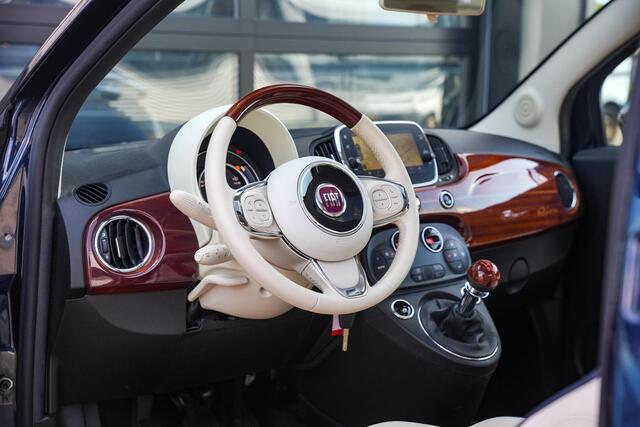 Fiat 500 0.9 TwinAir T Riva Schuifdak Leer Navigatie Cruise Control PDC