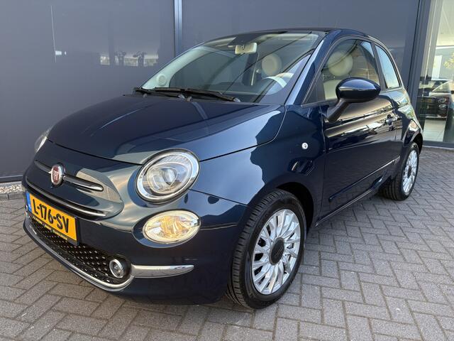 Fiat 500 1.0 Hybrid Lounge Panoramadak - Airco - Bluetooth - Cruise control - Parkeersensor achter - Licht metalen velgen 15 inch - Mistlampen voor - Stuur multifunctioneel - Radio - Start/stop systeem - Elektrische ramen