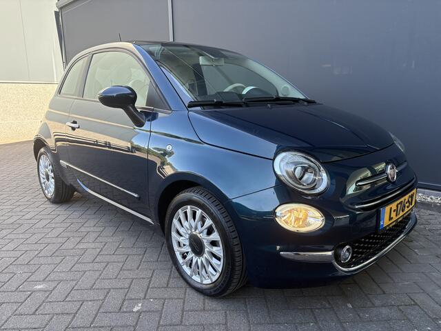 Fiat 500 1.0 Hybrid Lounge Panoramadak - Airco - Bluetooth - Cruise control - Parkeersensor achter - Licht metalen velgen 15 inch - Mistlampen voor - Stuur multifunctioneel - Radio - Start/stop systeem - Elektrische ramen