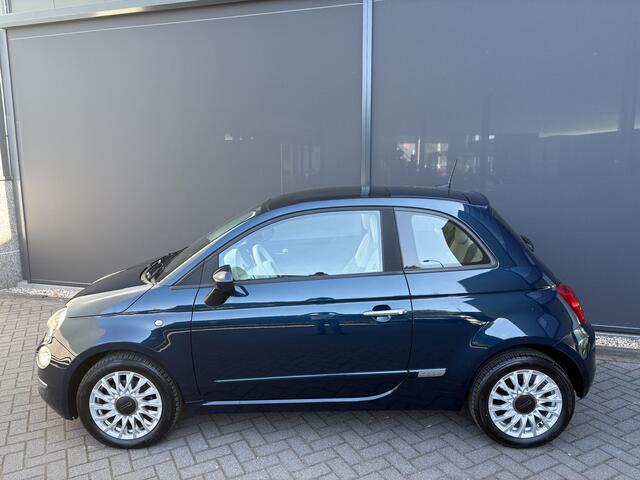 Fiat 500 1.0 Hybrid Lounge Panoramadak - Airco - Bluetooth - Cruise control - Parkeersensor achter - Licht metalen velgen 15 inch - Mistlampen voor - Stuur multifunctioneel - Radio - Start/stop systeem - Elektrische ramen