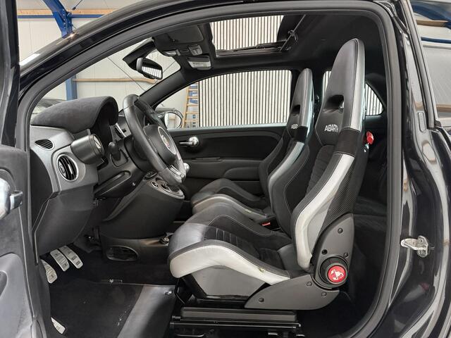 Fiat 500 ABARTH 1.4 T-Jet Competizione 180PK - CARBON SABELT STOELEN - SCHUIFDAK - MONZA UITLAAT - GROOTBEELD NAVIGATIE