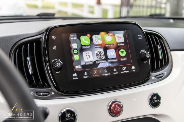 Fiat 500C 1.0 Hybrid Lounge 2020 WIT | Cabrio | Display | Benzine
