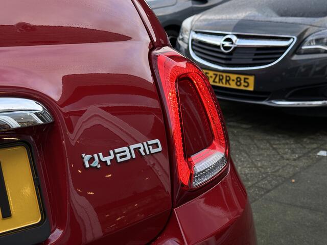 Fiat 500C 1.0 Hybrid RED NAVI|CARPLAY|AIRCO|CRUISE|CABRIO