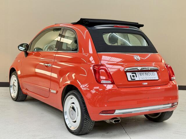 Fiat 500C 1.2 anniversario, 70Pk, 2018, 1ste eigenaresse, Navigatie, Cruise control, Airco, Parkeersensoren, Stuurbediening, Bluetooth audio,