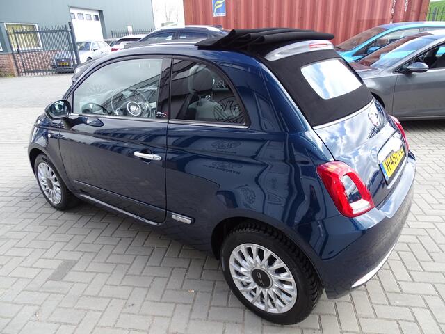 Fiat 500C 1.2 Star Cabrio, Leder Sport Interieur, Navigatie, Airco, CruiseControl, Parkeersensoren, LM-velgen