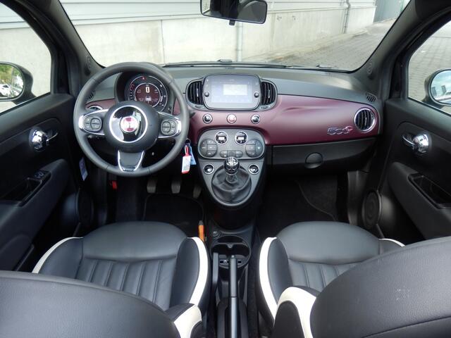 Fiat 500C 70 pk. Hybride Star I Cabrio I Lederen bekleding I Aut. airco