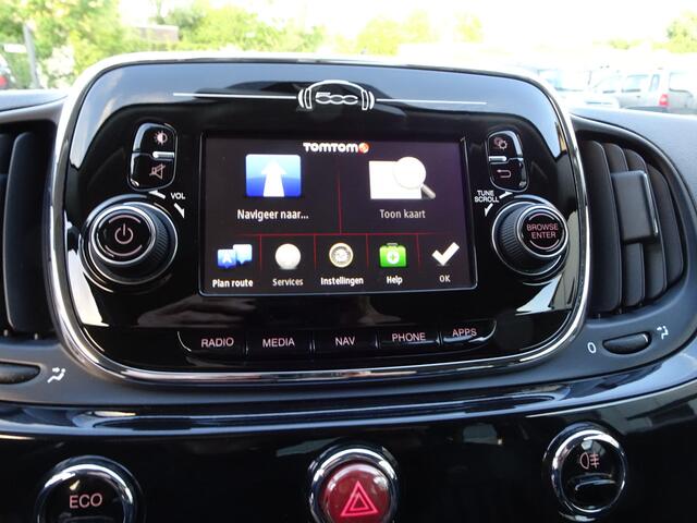Fiat 500C 0.9 TwinAir Turbo Lounge Airco, navigatie, lederen bekleding, licht metalen velgen, cabrio dak, enz.