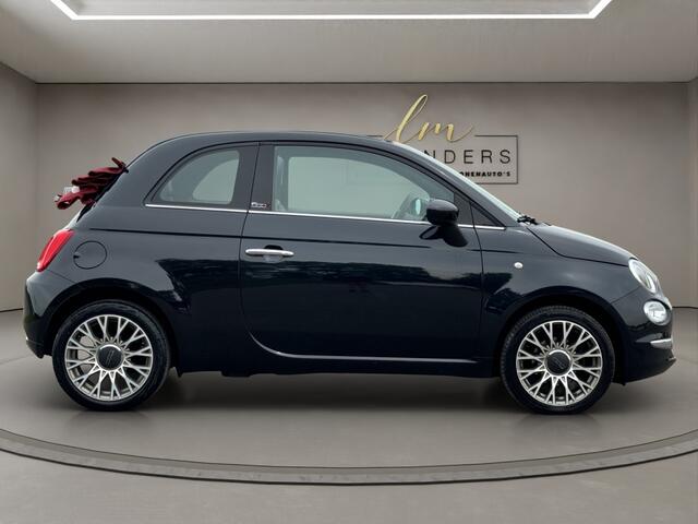 Fiat 500C 1.0 Hybrid Star 2021 ZWART | Cruise Control | Apple CarPlay