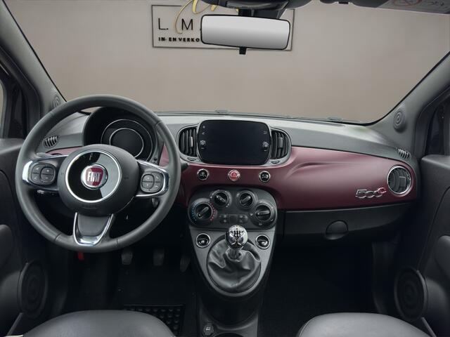 Fiat 500C 1.0 Hybrid Star 2021 ZWART | Cruise Control | Apple CarPlay