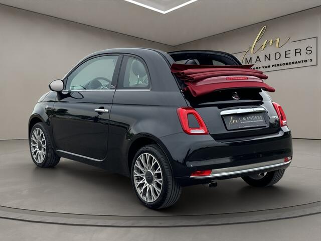 Fiat 500C 1.0 Hybrid Star 2021 ZWART | Cruise Control | Apple CarPlay
