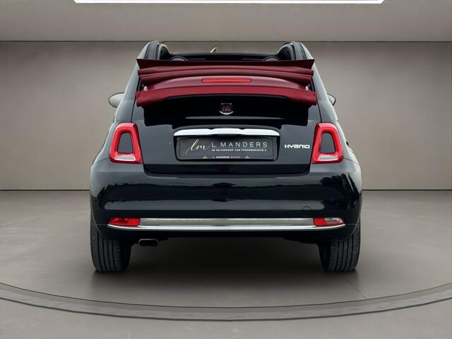 Fiat 500C 1.0 Hybrid Star 2021 ZWART | Cruise Control | Apple CarPlay
