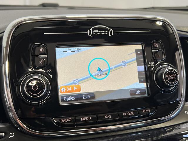 Fiat 500C 0.9 TwinAir Turbo Lounge | Navigatie | Lichtmetalen 15" | Cabrio | Airco | DAB |