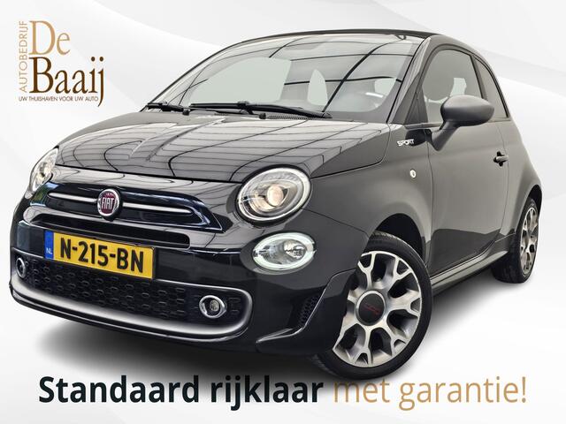 Fiat 500C 1.0 Hybrid Sport | Cabrio | Half leer | Parkeerhulp