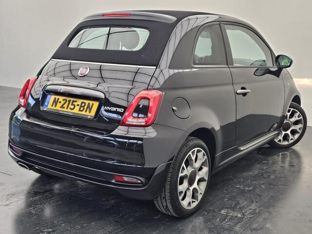 Fiat 500C 1.0 Hybrid Sport | Cabrio | Half leer | Parkeerhulp