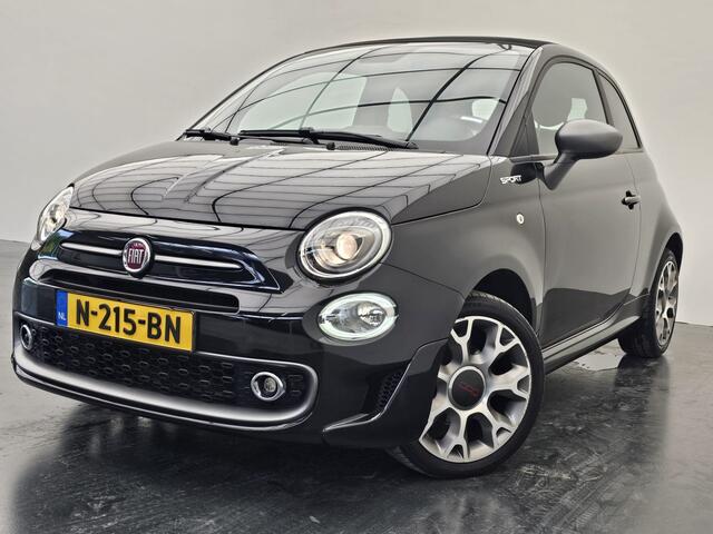 Fiat 500C 1.0 Hybrid Sport | Cabrio | Half leer | Parkeerhulp