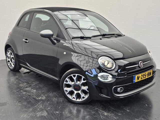 Fiat 500C 1.0 Hybrid Sport | Cabrio | Half leer | Parkeerhulp