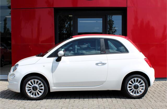 Fiat 500C 1.2 Popstar Cabrio | 15" Alu Velgen | USB/Aux aansluiting | Stuurwielbediening Alarm systeem