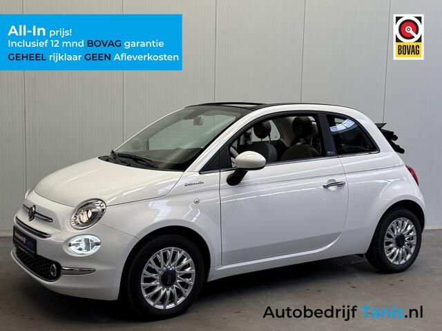 Fiat 500C 1.0 Hybrid Dolcevita Special Edition AIRCO/ECC-SPORT INT-LEDER-NAVI by CARPLAY-PDC-CRUISE CONTROL