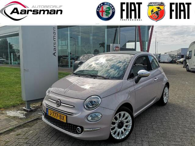 Fiat 500C 1.0 Hybrid Star | Rosé | Dealer OH | Carplay | Parkeersensoren | Digitaal dashboard | Uniek!