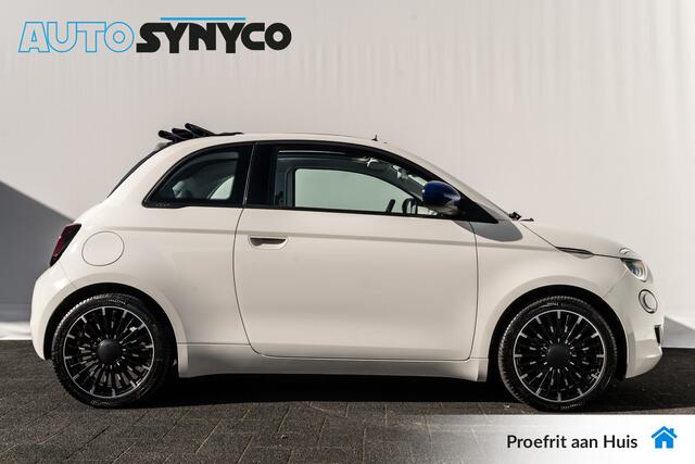 Fiat 500C Icon 42 kWh | Cabrio | 17 inch LMV | LED | Camera | Keyless | Lane Assist