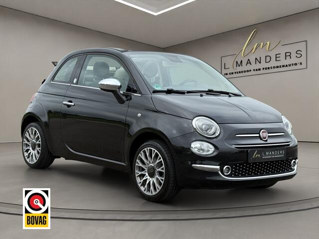Fiat 500C 1.2 Mirror 2019 ZWART | Cabriolet | Climate Control
